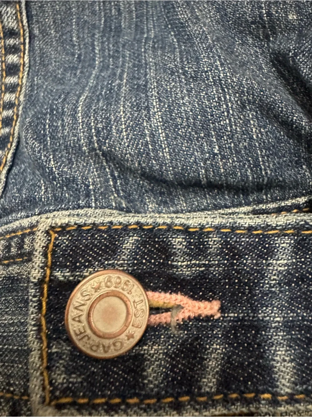 GAP Medium Blue Denim Trucker Jacket
